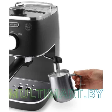 Рожковая помповая кофеварка DeLonghi ECI 341.BK картинка 2